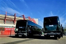 Two of our Corporate Scenic Cruisers at Nottingham Forest FC